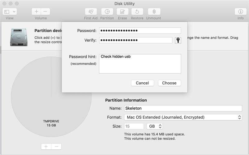 encrypt usb drive mac